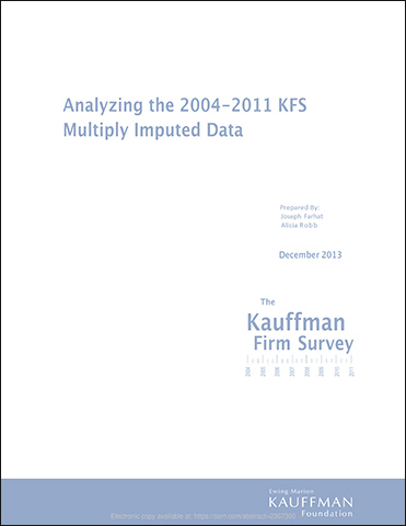 Analyzing the 2004–2011 KFS Multiply Imputed Data