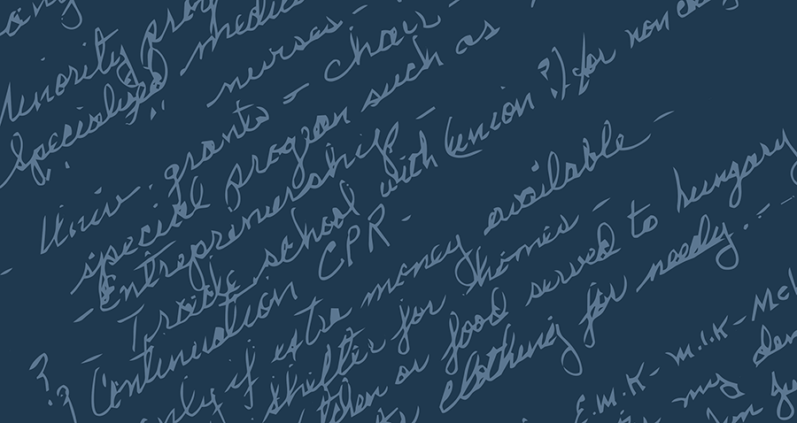 Mr. Kauffman's handwriting