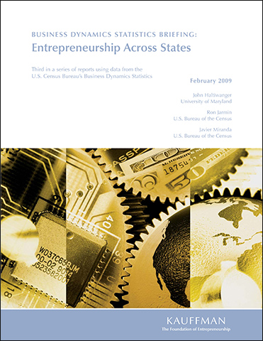 Business Dynamics Statistics Briefing: Entrepreneurship Across States