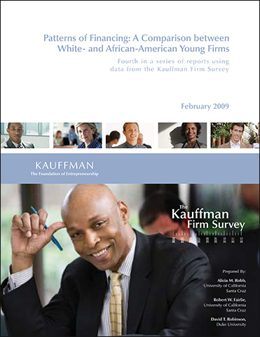 Patterns of Financing: A Comparison between White- and African-American Young Firms | The Kauffman Firm Survey (KFS)