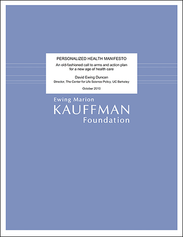 Personalized Health Manifesto: An old-fashioned call to arms and action plan for a new age of health care