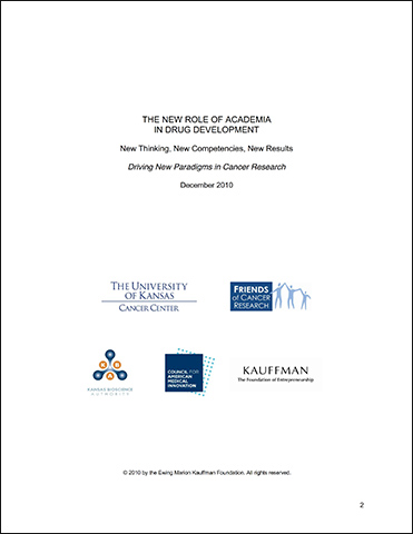 The New Role of Academia in Drug Development: New Thinking, New Competencies, New Results - Driving New Paradigms in Cancer Research