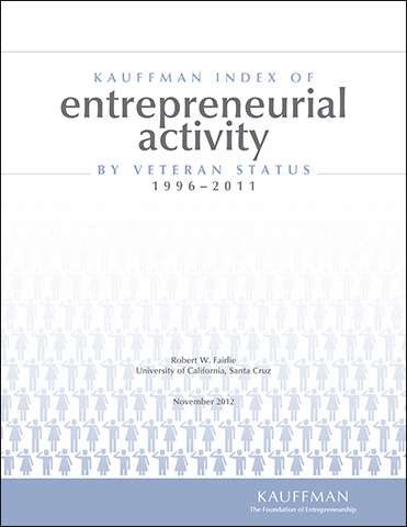 Kauffman Index of Entrepreneurial Activity by Veteran Status