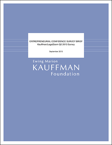 Entrepreneurial Confidence Survey Brief: Kauffman/LegalZoom Q2 2013 Survey