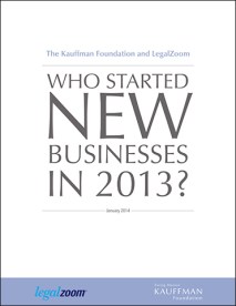 Who Started New Business in 2013