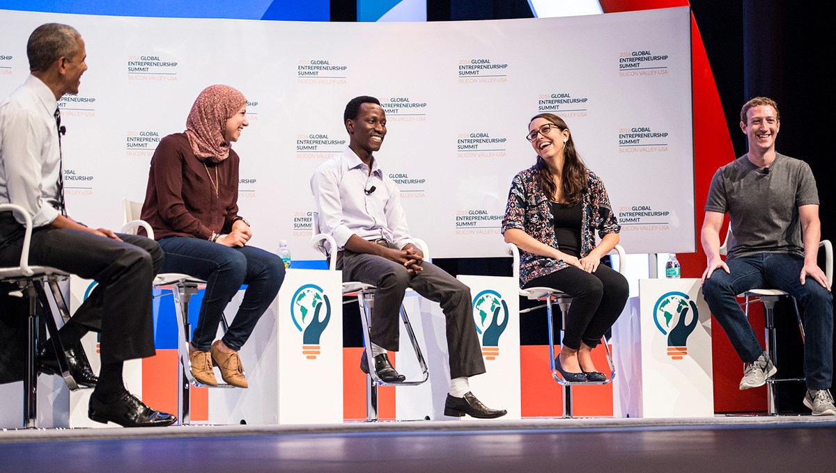 Panel of speakers at the Global Entrepreneurship Summit in 2016