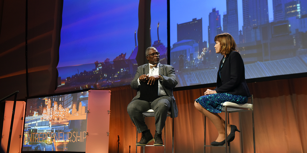 Mayor Sly James and Maria Meyers