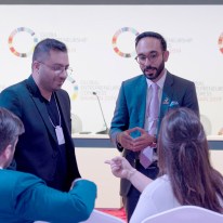 Esam Hammad (right) at GEC
