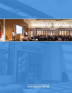 Kauffman Foundation Conference Center Guidelines 2023 cover