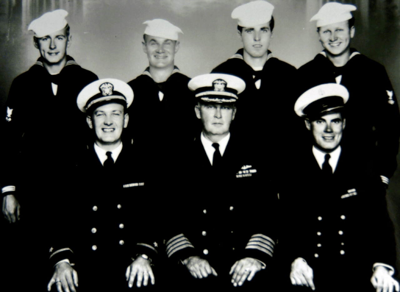 Mr. Kauffman, bottom right,, during World War II