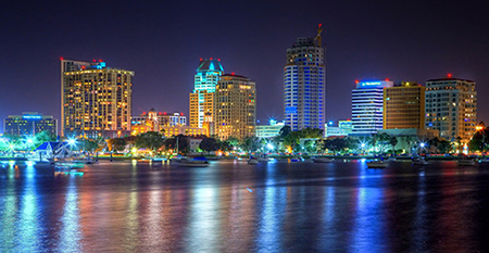 St. Petersburg skyline