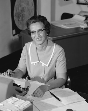 A photo of Katherine Johnson.