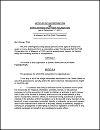EMKF Articles of Incorporation