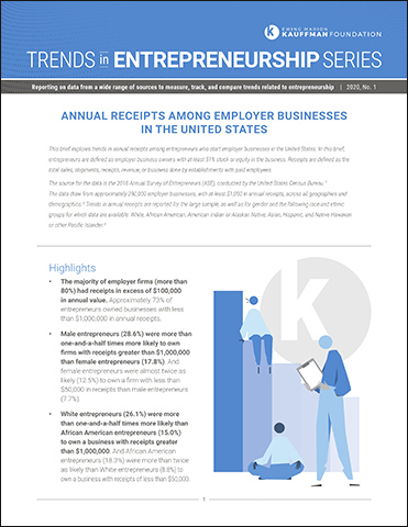 Annual Receipts Among Employer Businesses | Trends in Entrepreneurship, No. 1