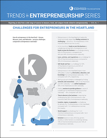 Kauffman Trends in Entrepreneurship 7: Challenges for Entrepreneurs in the Heartland 2020