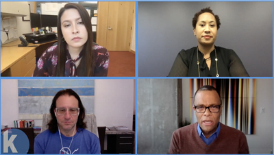 Zoom conversation between Kim Wallace Carlson, Tawanna Black, Brad Feld, and Philip Gaskin