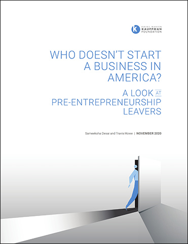 Who Doesn't Start A Business in America? A Look at Pre-Entrepreneurship Leavers