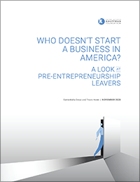 Who Doesn't Start a Business in America? A Look at Pre-Entrepreneurship Leavers