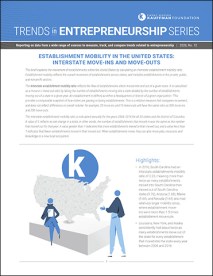 Establishment Mobility in the United States: Interstate Move-ins and Move-outs | Trends in Entrepreneurship #12
