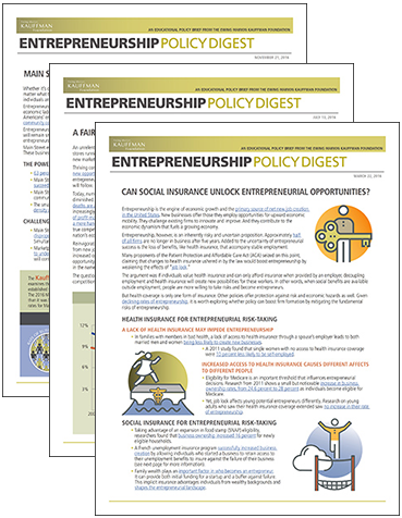 Entrepreneurship Policy Digests