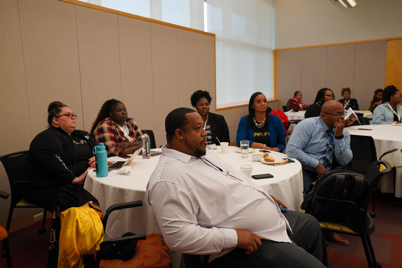 Amplify attendees listen during a breakout session in 2022.