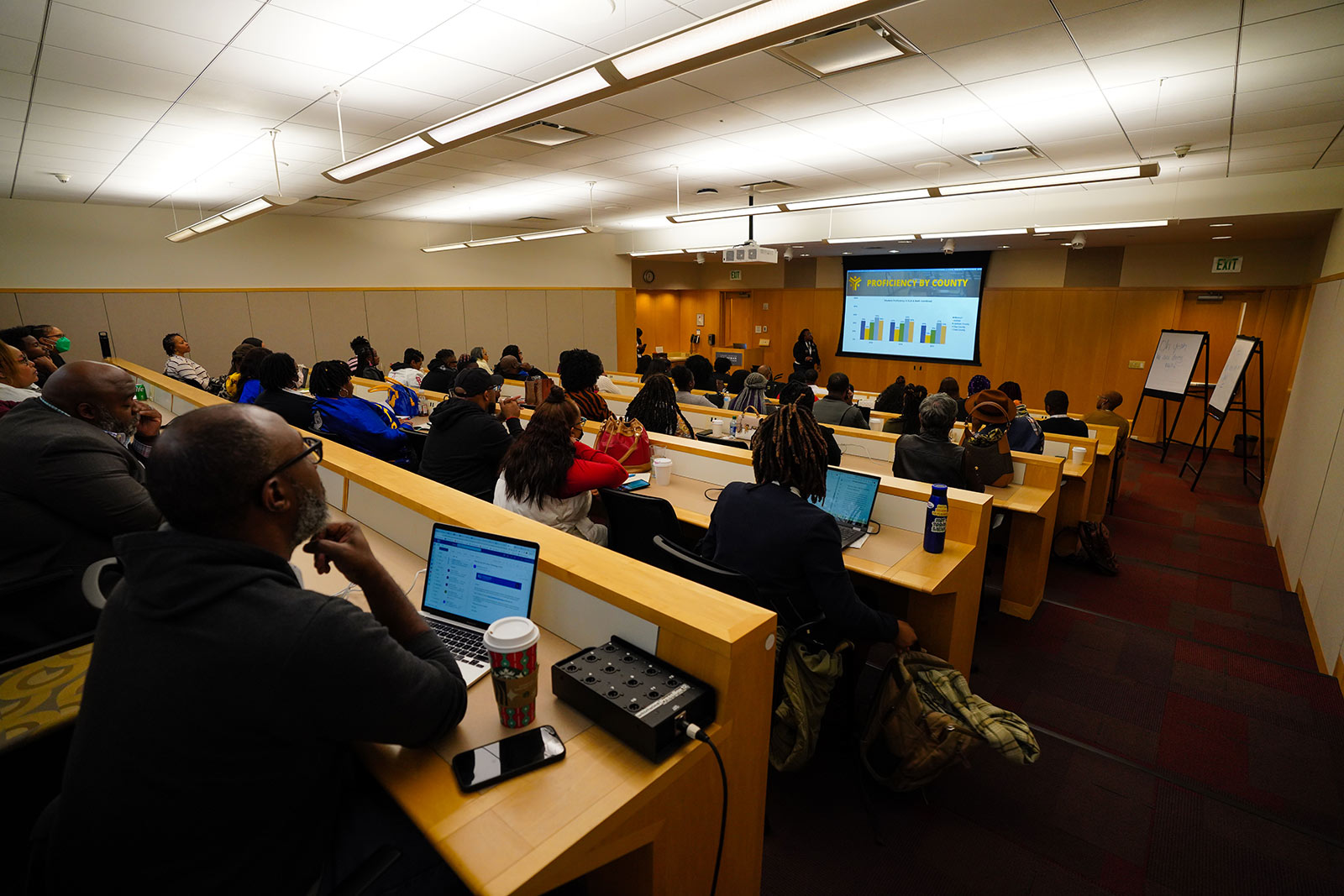 Amplify attendees listen during a breakout session in 2022.