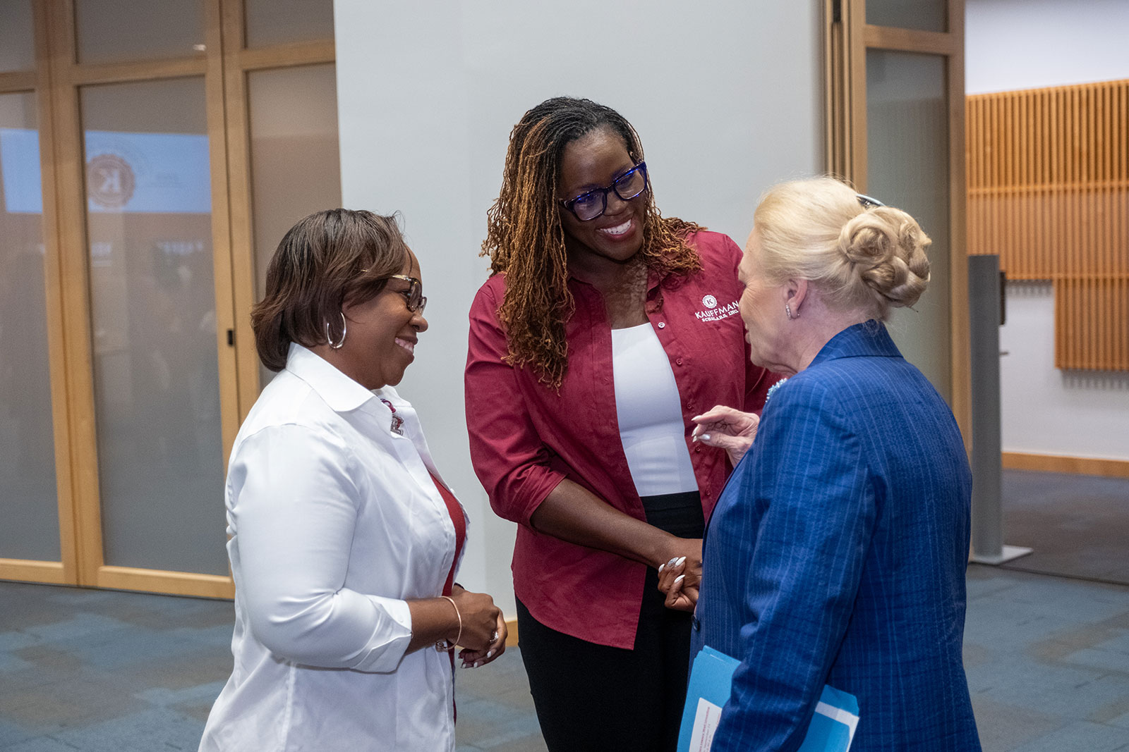 Dr. DeAngela Burns-Wallace, Tanesha Ford, and Julia Irene Kauffman