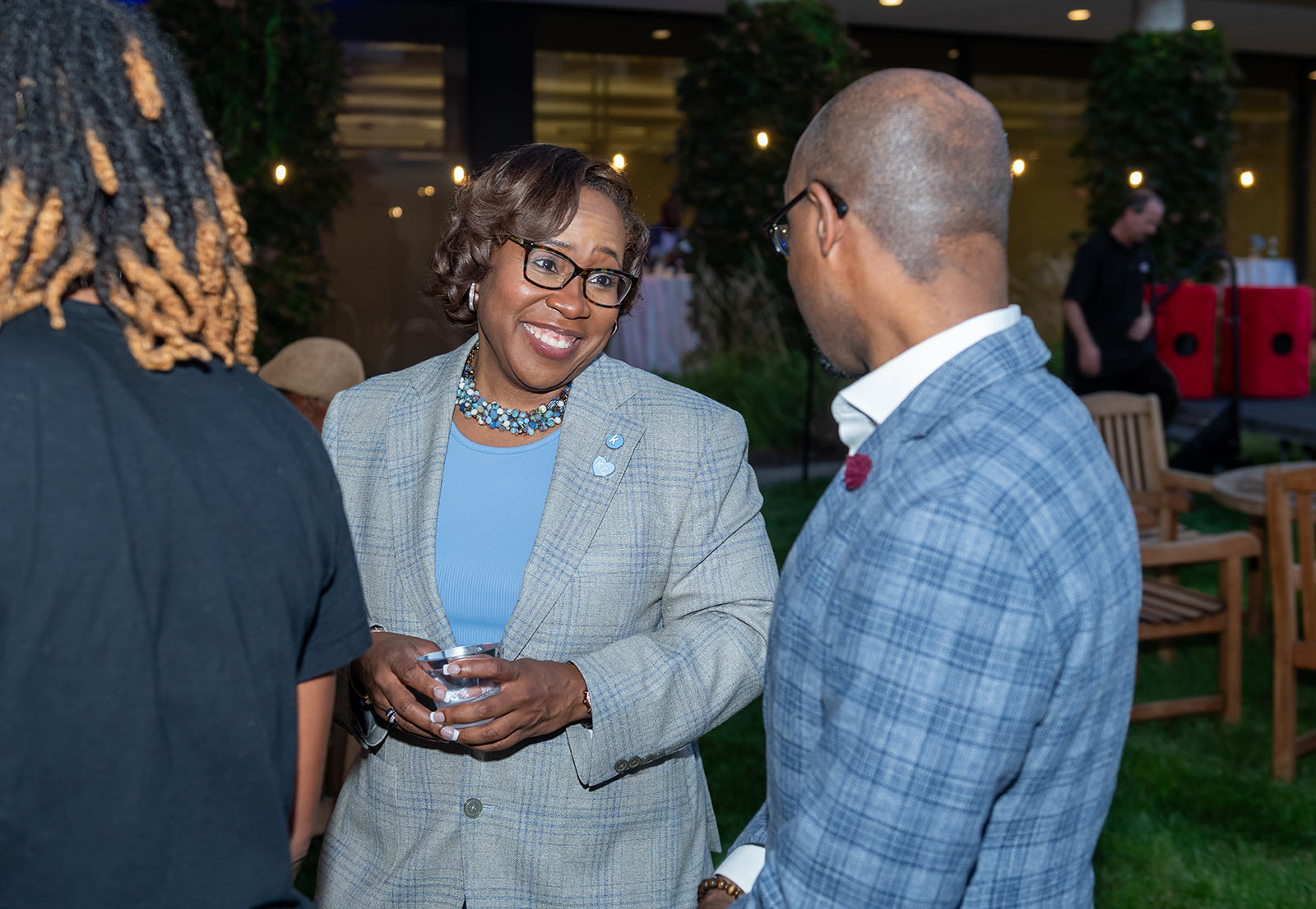 Dr. DeAngela Burns-Wallace at the Kauffman Foundation Open House event Sept. 28, 2023.