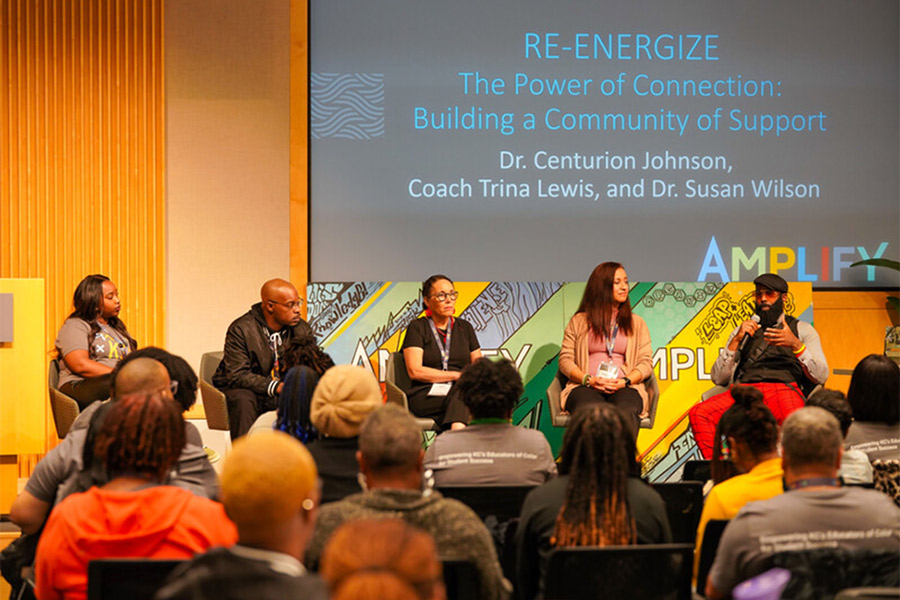 Panel at Amplify 2024 conference in Kansas City, Missouri.