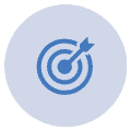 An icon of a bullseye