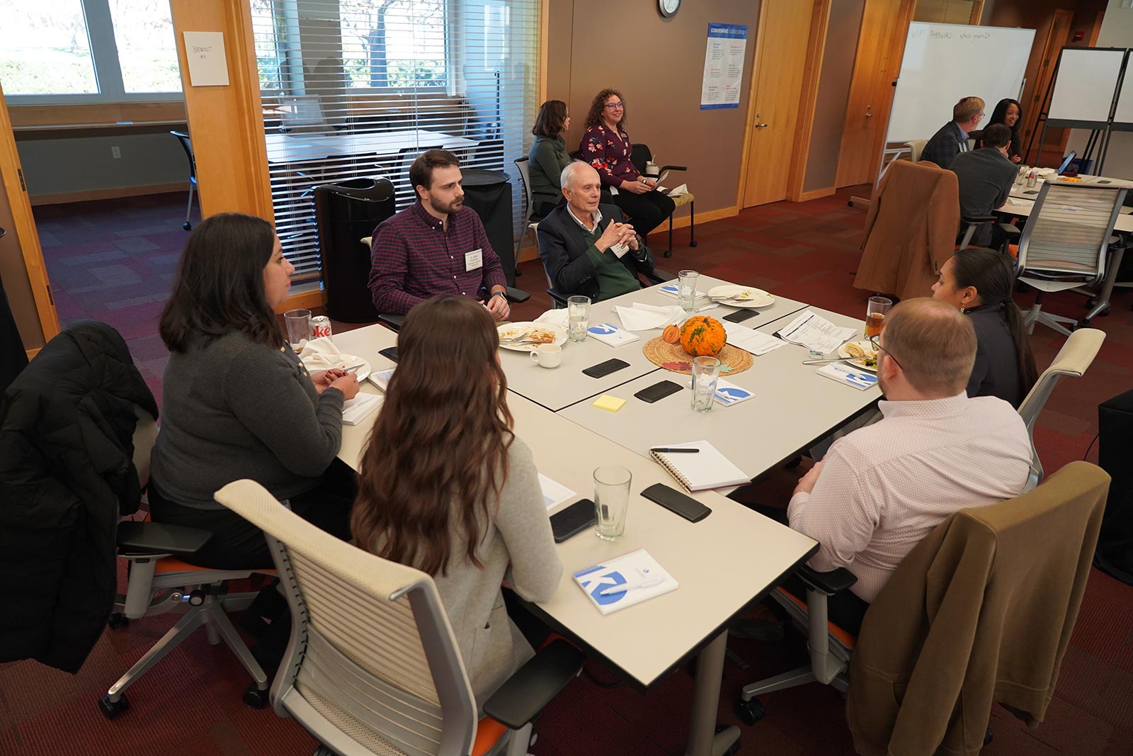 Researchers at the inaugural Economic Mobility, Research, and Data Forum in November 2024 at the Kauffman Foundation in Kansas City, Missouri