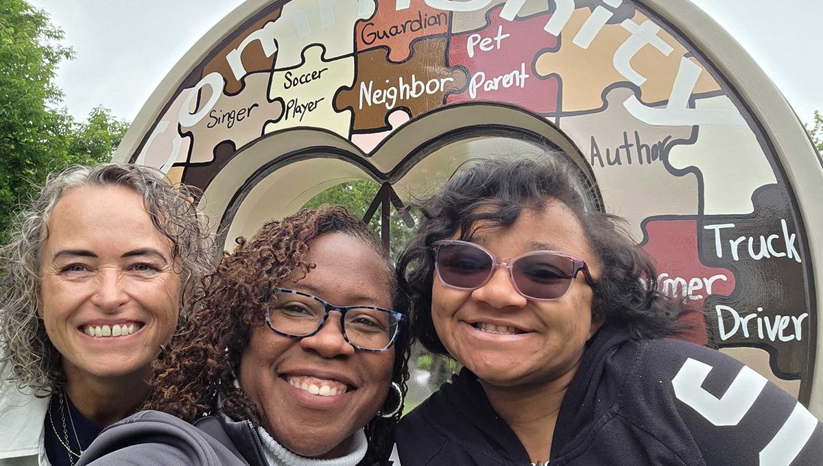 Jenn Vogel, Dr. DeAngela Burns-Wallace, and Alana Anderson