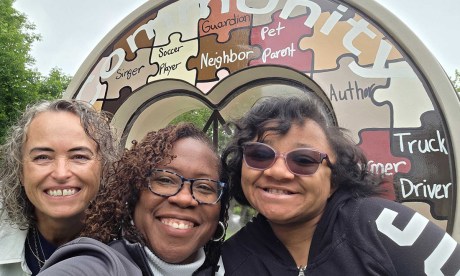 Jenn Vogel, Dr. DeAngela Burns-Wallace, and Alana Anderson